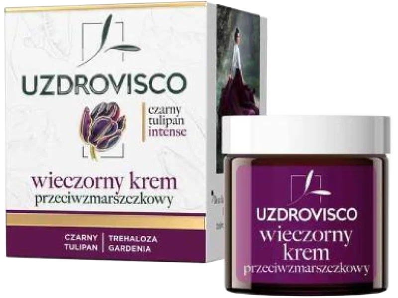 Uzdrovisco Czarny Tulipan Intense wieczorny krem przeciwzmarszczkowy