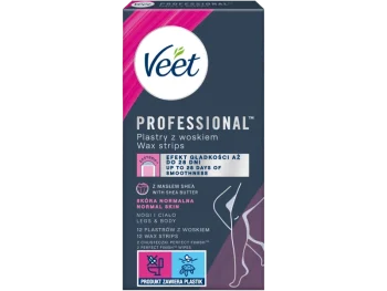 Zdjęcie produktu Veet plastry do depilacji z woskiem dla skóry normalnej