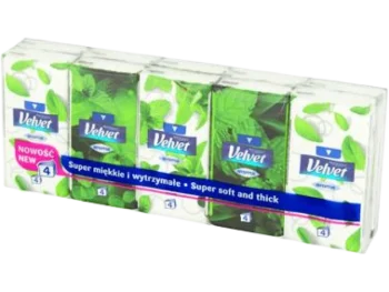 Zdjęcie produktu VELVET AROMA, zapach mięty, chusteczki