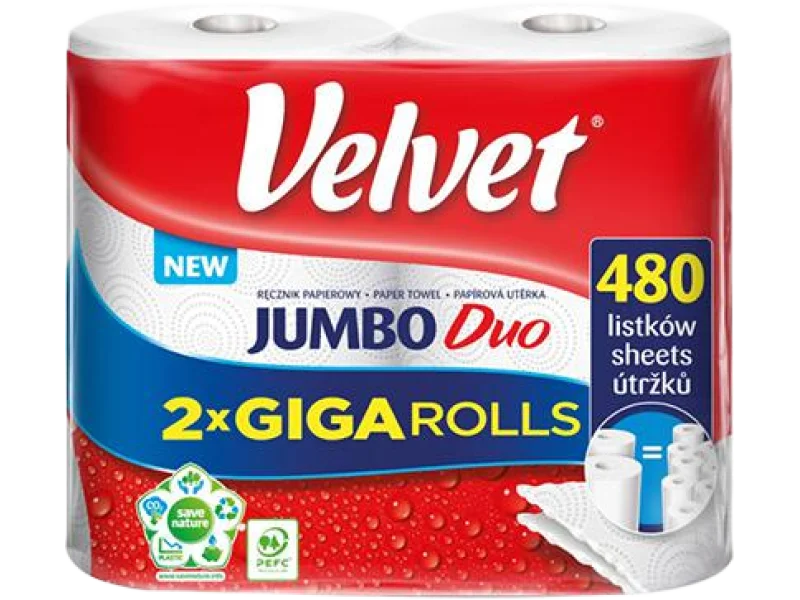 Velvet Jumbo Duo ręcznik papierowy, ręczniki