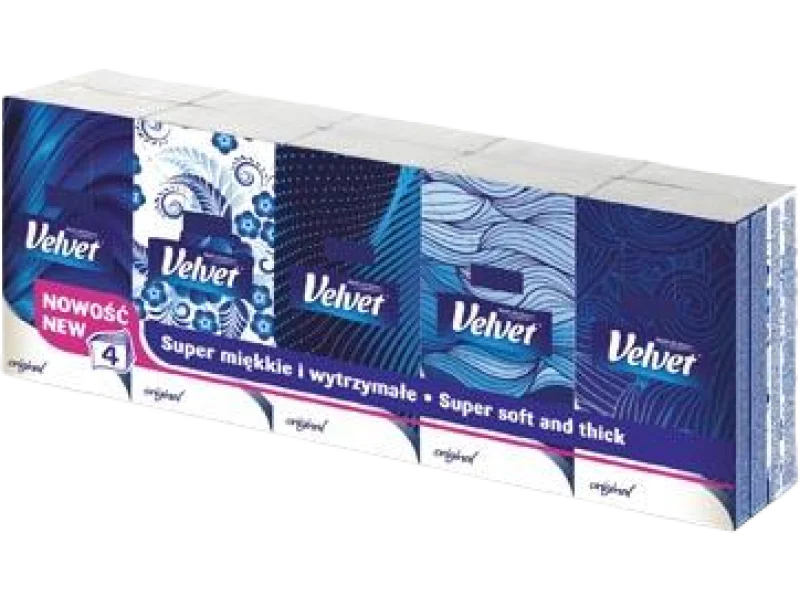 VELVET ORIGINAL, chusteczki