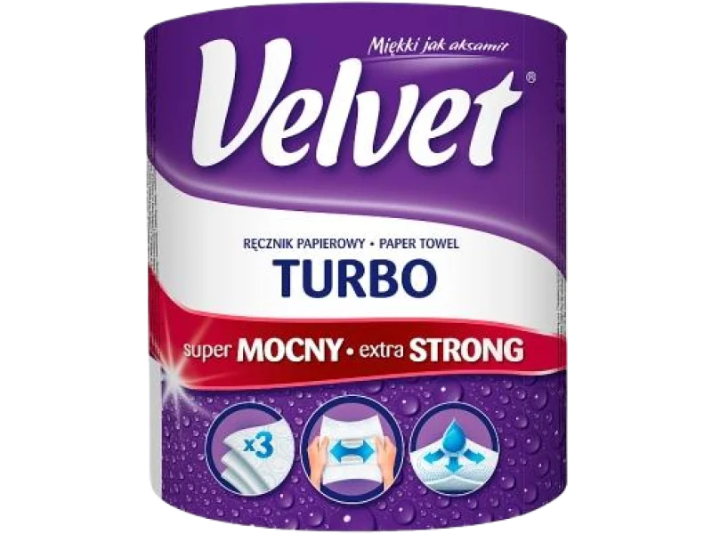 Velvet ręcznik papierowy Turbo, ręczniki