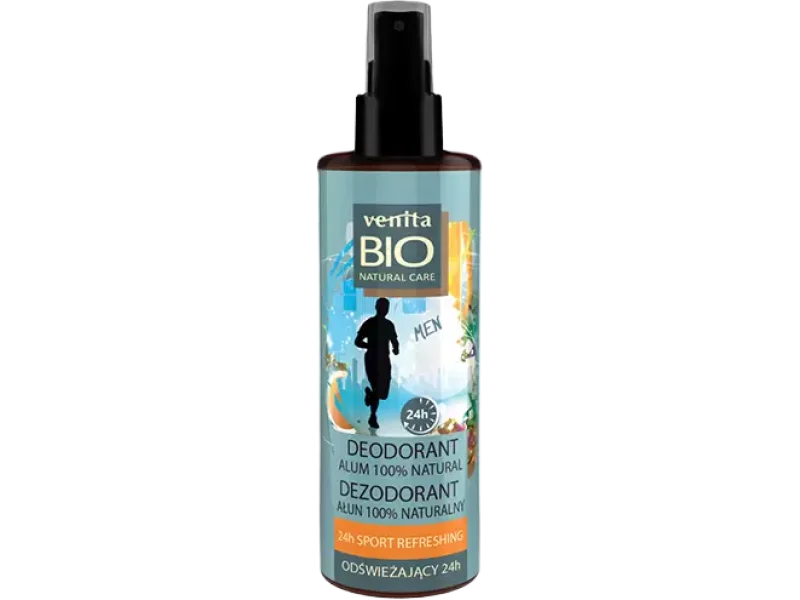 Venita Bio Natural Care dezodorant dla mężczyzn odświeżający, spray