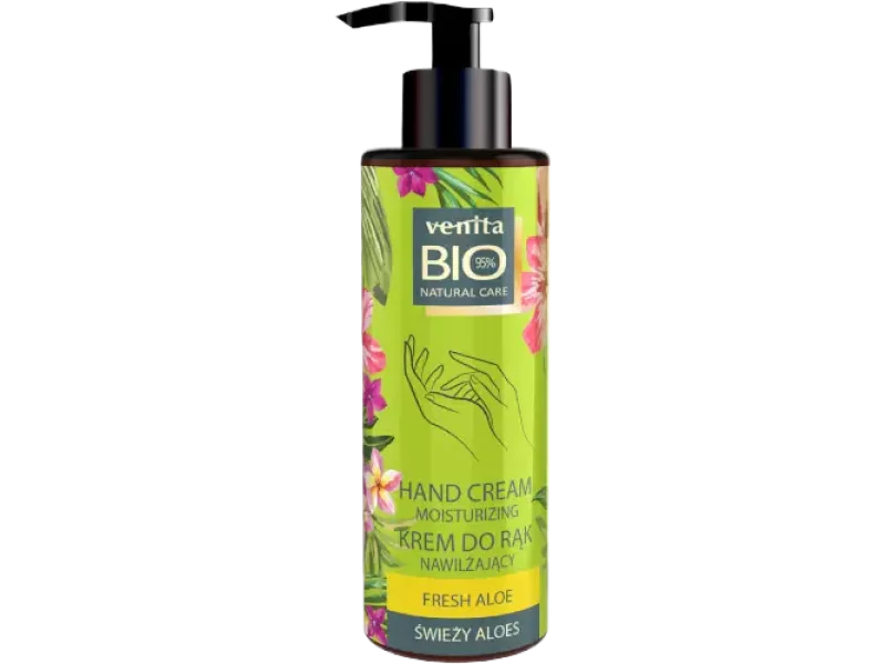 Venita Bio Natural Care krem do rąk nawilżający świeży aloes