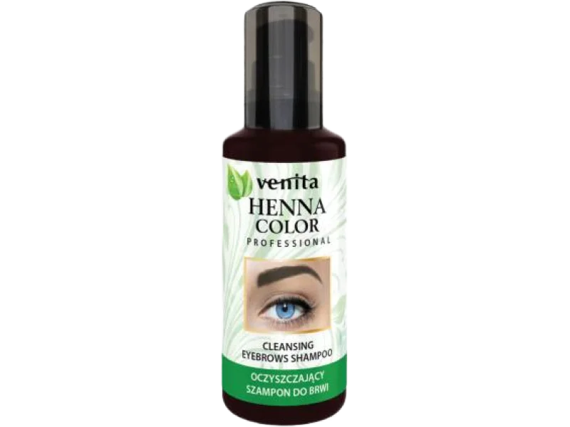 Venita Henna Color oczyszczający szampon do brwi, płyn