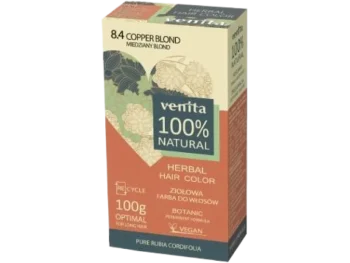 Zdjęcie produktu Venita Herbal Hair Color, 8.4 miedziany blond, farba