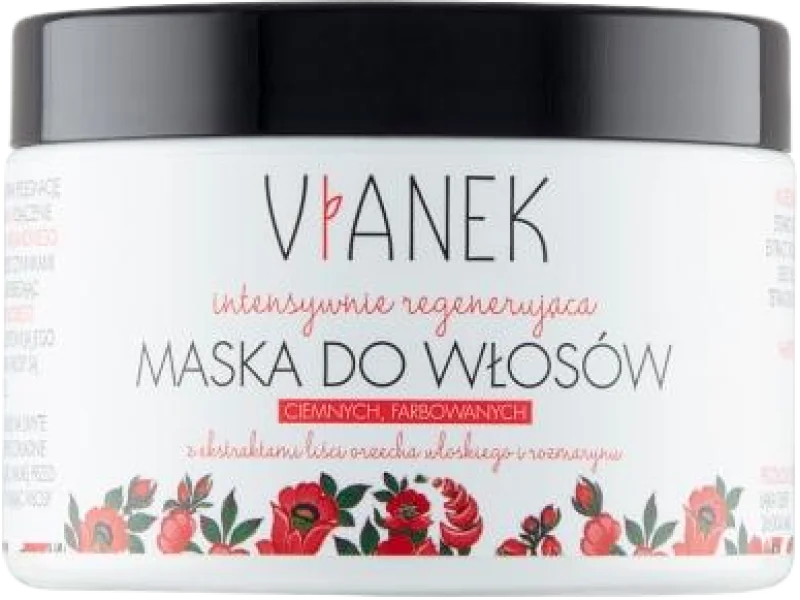 VIANEK Intensywnie regenerująca maska do włosów ciemnych i farbowanych