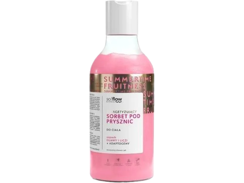 Vis Plantis So!Flow sorbet pod prysznic guava i liczi, żel na skórę
