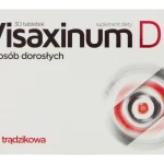 Visaxinum D dla osób dorosłych z cerą trądzikową, tabletki powlekane