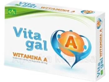 Zdjęcie produktu VITAGAL Witamina A, kapsułki miękkie, 800 µg