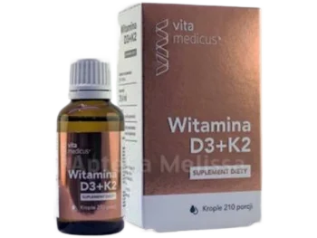 Zdjęcie produktu VITAMEDICUS Witamina D3+K2, krople