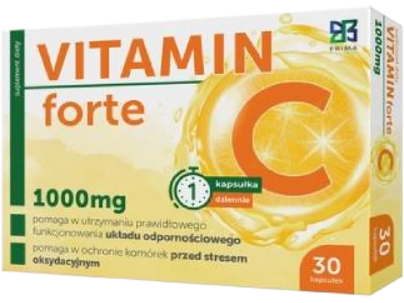 Vitamin C forte, kapsułki, 1000 mg