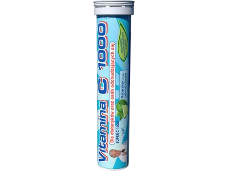 VITAMINA C1000 bez cukru, tabletki musujące, 1000 mg