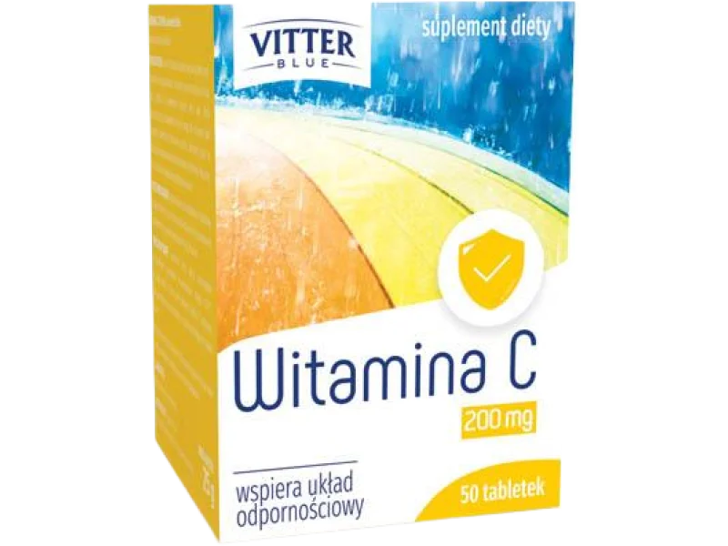 VITTER BLUE witamina C, tabletki, 200 mg