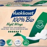 Vuokkoset, BIO, ze skrzydełkami na noc, podpaski