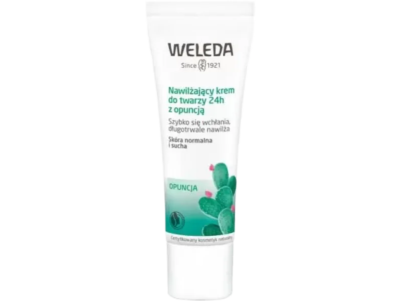 Weleda nawilżający krem do twarzy 24h z opuncją