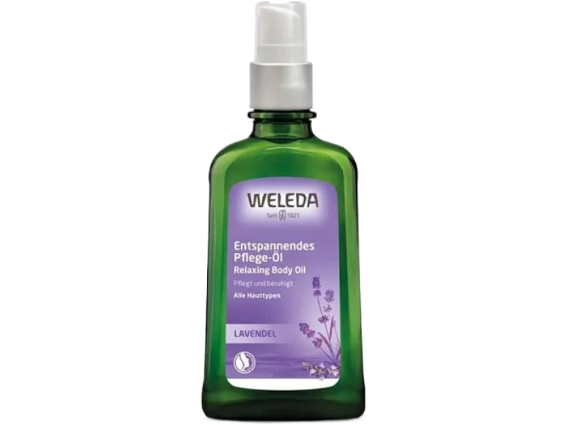 Weleda relaksujący, lawendowy olejek do ciała
