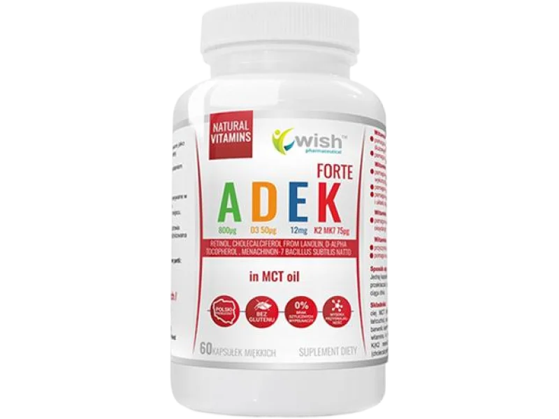 Wish ADEK forte, kapsułki miękkie