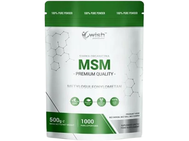 Wish siarka organiczna MSM, proszek