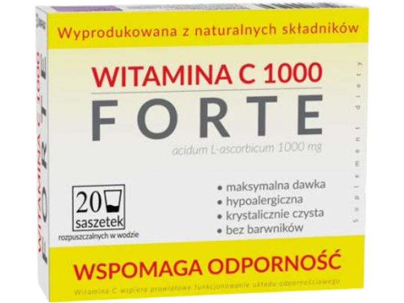 Witamina C Forte, proszek do sporządzania roztworu doustnego, 1000 mg