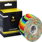 yellowTAPE, kolor: tęczowy zygzak YT-55-RZ, taśma kinezjologiczna