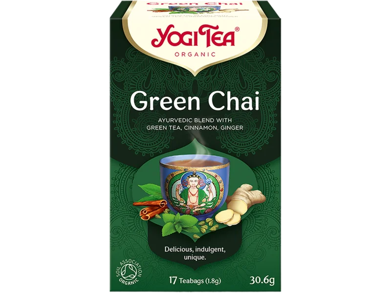 Yogi Tea Organic Green Chai herbata zielony czaj, zioła do zaparzania