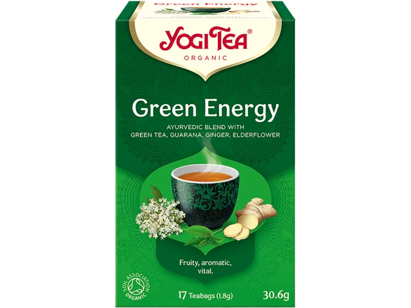 Yogi Tea Organic Green Energy zielona energia BIO, herbata