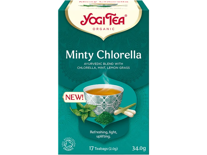 Yogi Tea Organic minty chlorella miętowa chlorella BIO, zioła do zaparzania