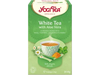 Zdjęcie produktu Yogi Tea Organic white tea with aloe vera herbata biała z aloesem BIO, zioła do zaparzania