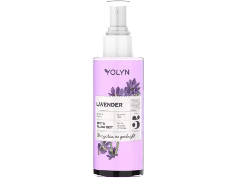 Yolyn Body & Pillow Mist Lavender, mgiełka