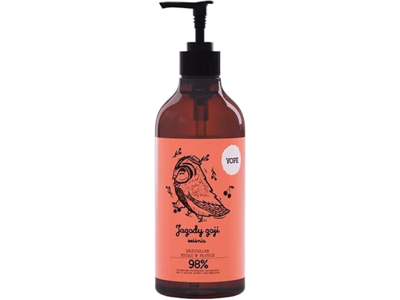 Yope jagody goji i wiśnia naturalne mydło w płynie