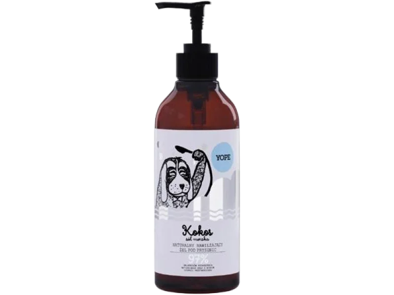 Yope Kokos & sól morska naturalny nawilżający żel pod prysznic, żel na skórę