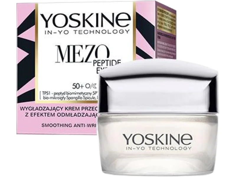 Yoskine Mezo Peptide Expert wygładzający przeciwzmarszczkowy 50+ na dzień i noc, krem
