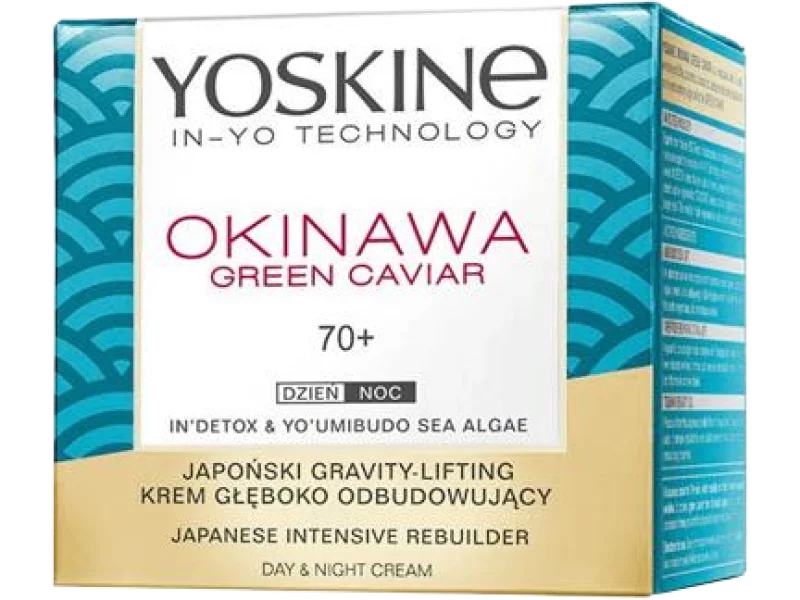 YOSKINE OKINAWA GREEN CAVIAR głęboko odbudowujący 70+ dzień/noc, krem