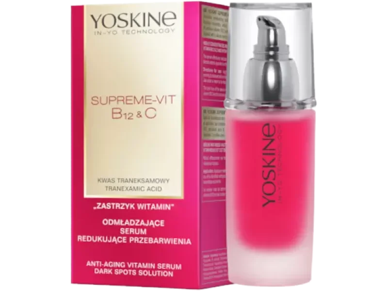 Yoskine Supreme Vit B12 & C odmładzające serum redukujące przebarwienia