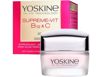 YOSKINE Supreme-Vit B12 + C wypełniający silnie przeciwzmarszczkowy do twarzy na dzień 60+, krem