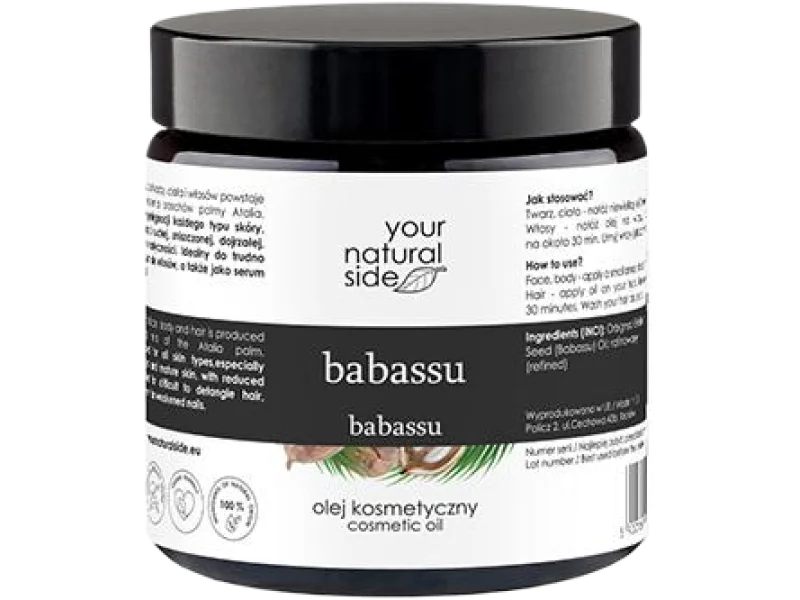 Your Natural Side olej babassu 100% naturalny, olejek