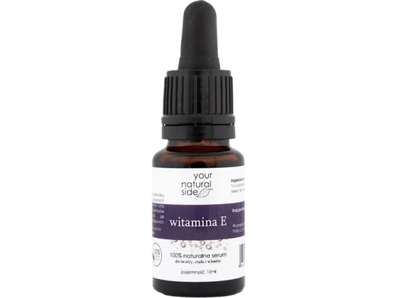 Your Natural Side witamina E 100% naturalne serum do twarzy, ciała i włosów