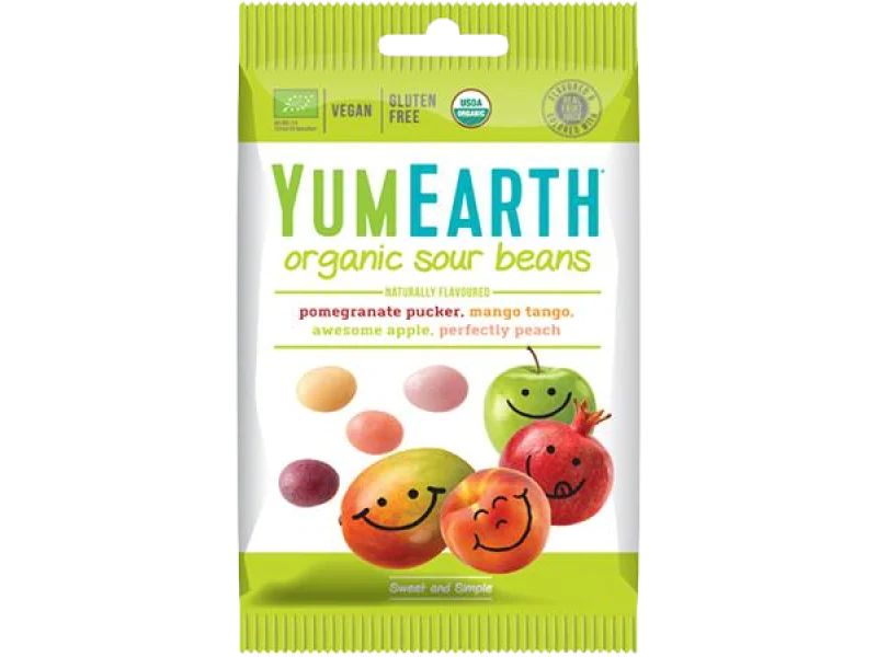 YumEarth Organic kwaśne fasolki EKO, cukierki