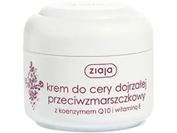 Zdjęcie produktu Ziaja krem do cery dojrzałej przeciwzmarszczkowy z koenzymem Q10 i witaminą E