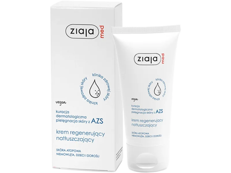 ZIAJA MED Kuracja dermatologiczna AZS krem regenerujący natłuszczający
