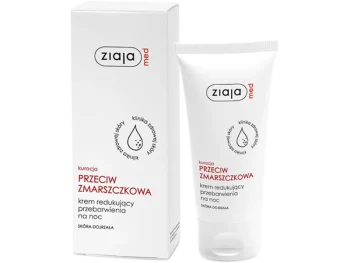 Zdjęcie produktu ZIAJA MED Kuracja przeciwzmarszczkowa redukujący przebarwienia na noc, krem