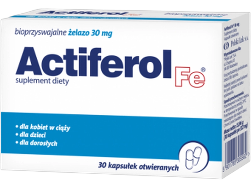 Actiferol Fe, kapsułki, 30 mg