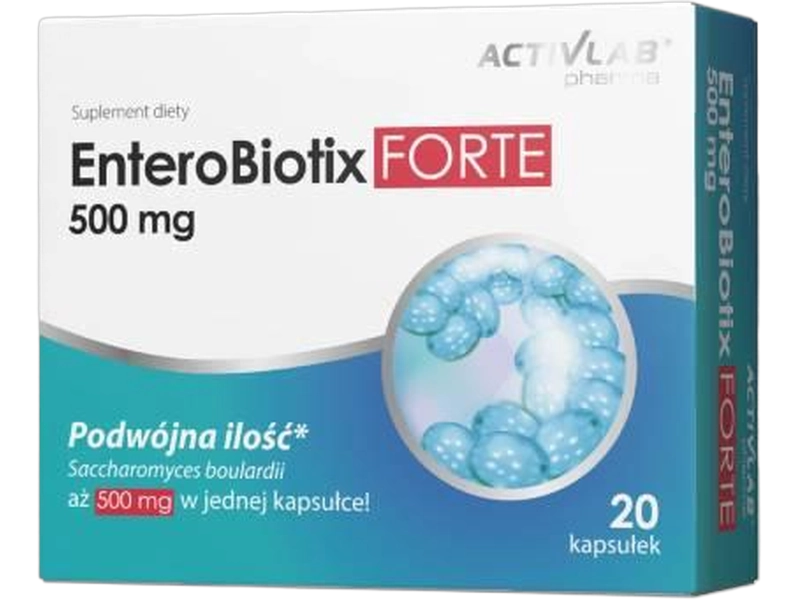 Activlab Enterobiotix forte, kapsułki, 500 mg