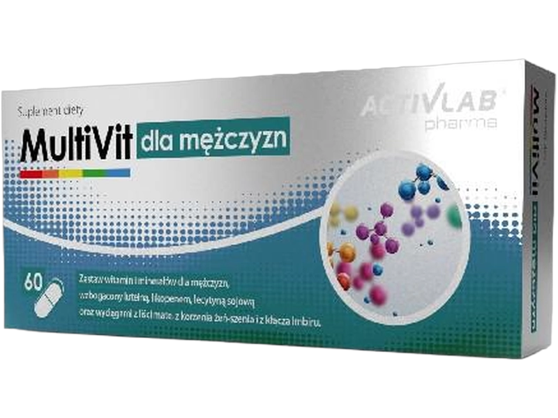 Activlab MultiVit dla mężczyzn, kapsułki