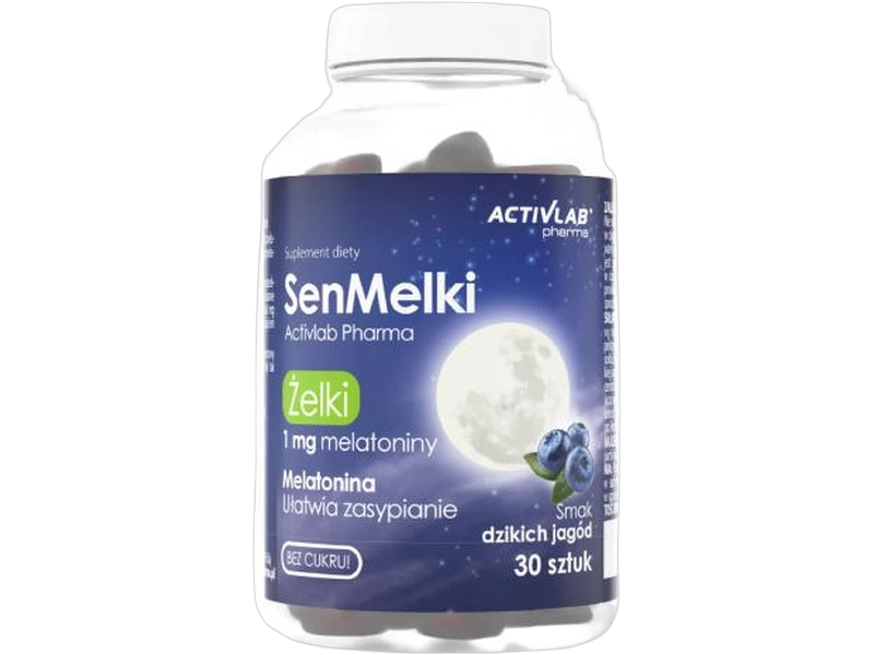 Activlab Senmelki żelki z melatoniną, 1 mg