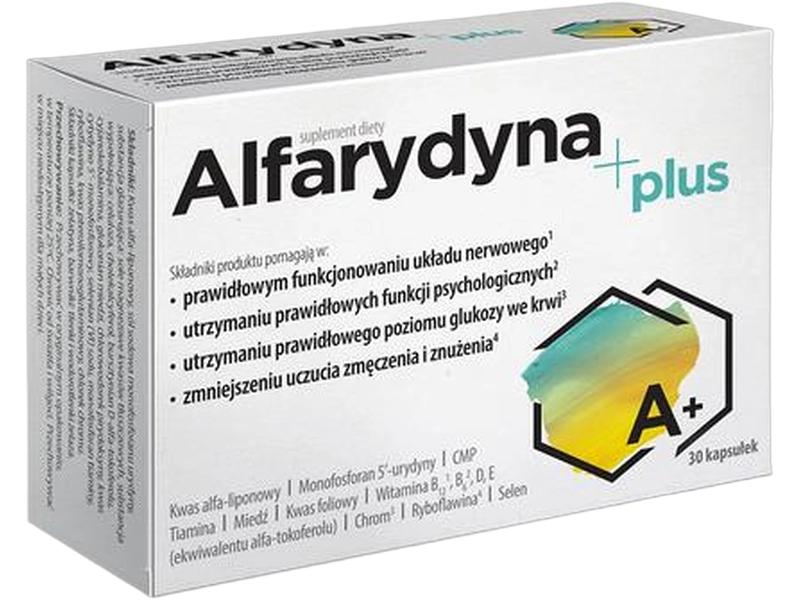 Alfarydyna plus, kapsułki