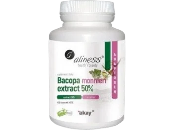 Aliness Brahmi bacopa monnieri ekstrakt, kapsułki, 500 mg