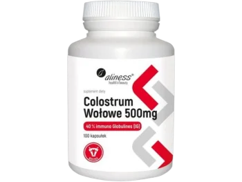 Zdjęcie produktu Aliness Colostrum wołowe, kapsułki, 500 mg