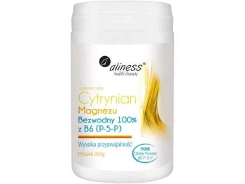 Zdjęcie produktu Aliness Cytrynian magnezu bezwodny z B6, proszek